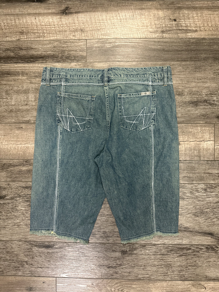 RUFF HEWN DENIM BERMUDA SHORTS