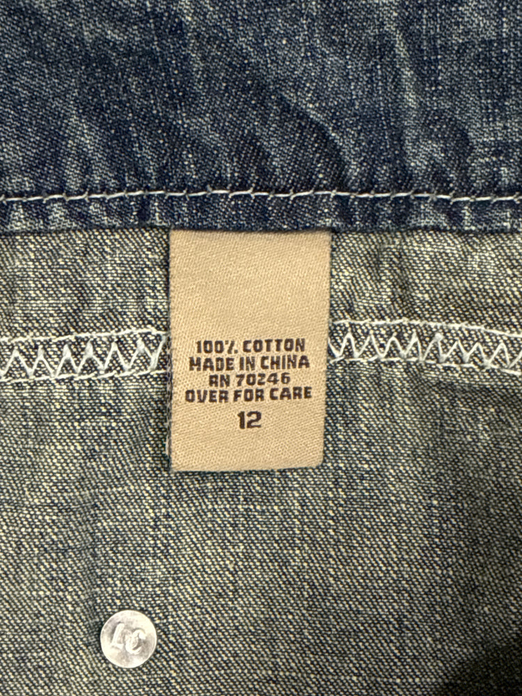 RUFF HEWN DENIM BERMUDA SHORTS