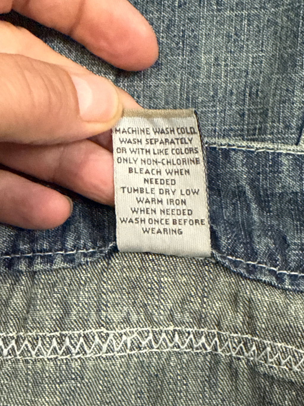 Ruff Hewn Denim Bermudas