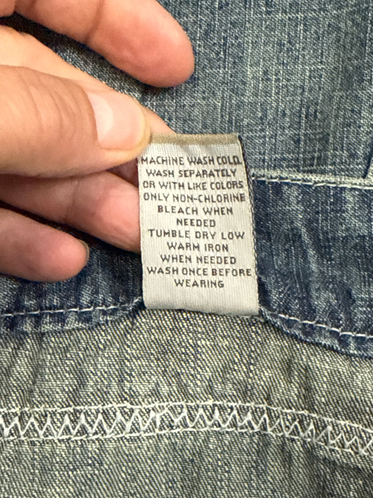 RUFF HEWN DENIM BERMUDA SHORTS