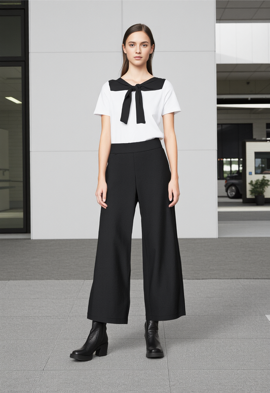 NWT CHARLIE PAIGE WIDE LEG PANT (org$55)