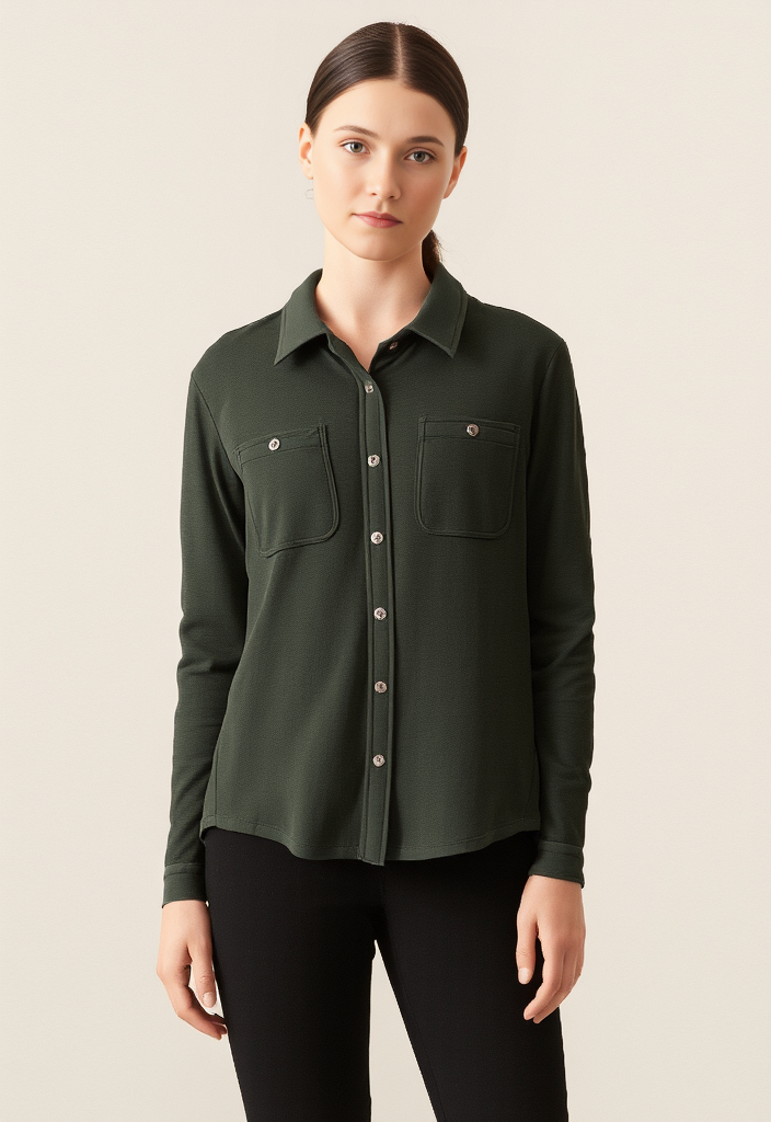 DOE & RAE BRUSHED BUTTON DOWN