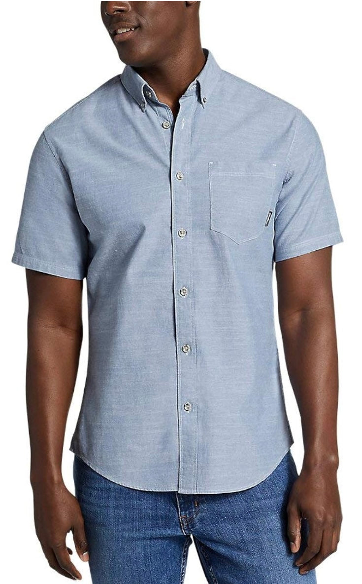 EDDIE BAUER SHORT SLEEVED BUTTON DOWN