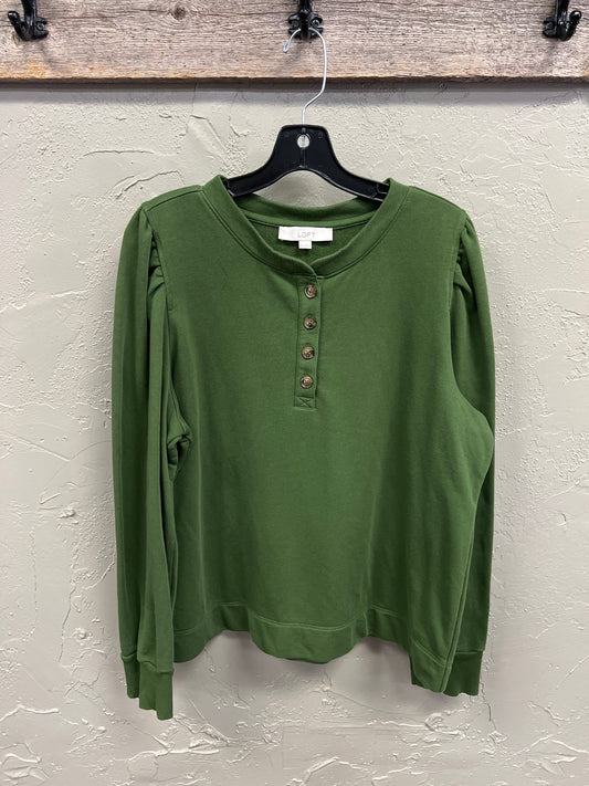 LOFT PUFF SLEEVE PULLOVER