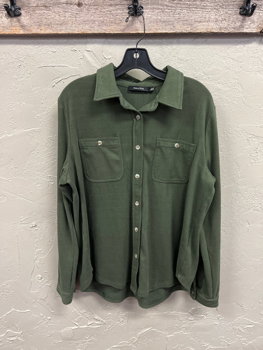 DOE & RAE BRUSHED BUTTON DOWN