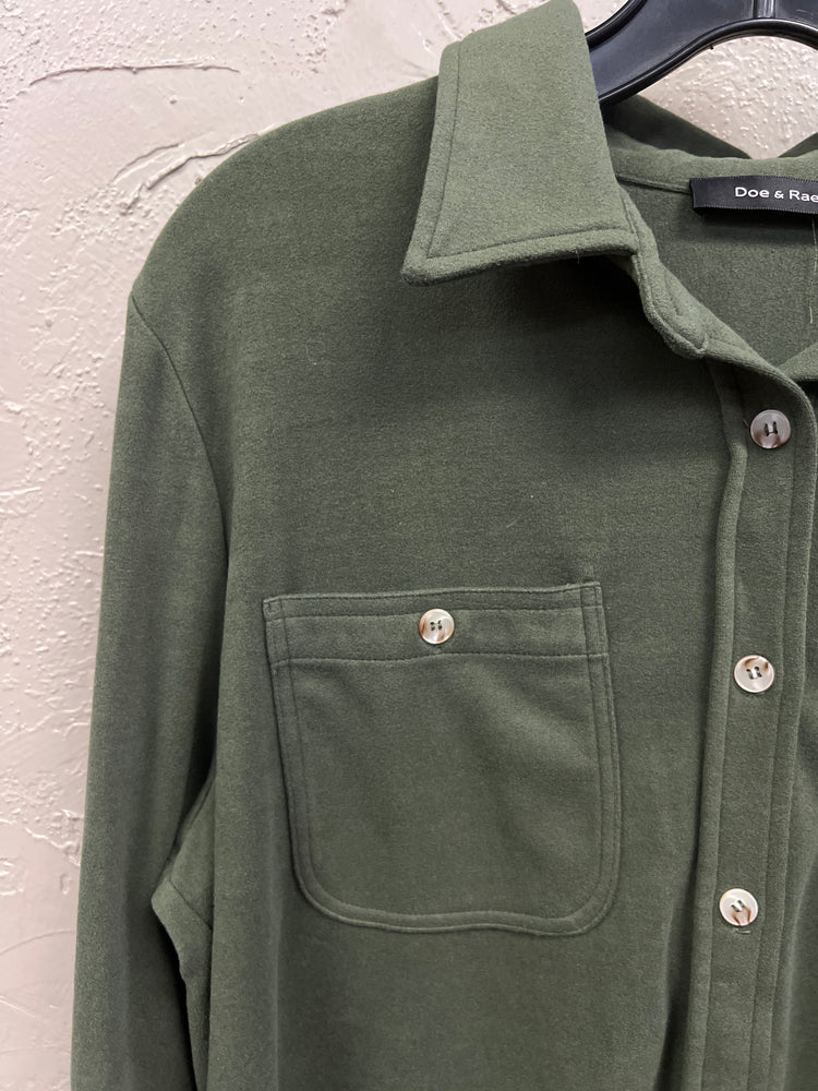 DOE & RAE BRUSHED BUTTON DOWN