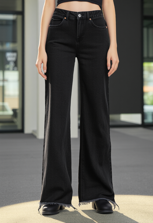 REWASH WIDE LEG JEAN