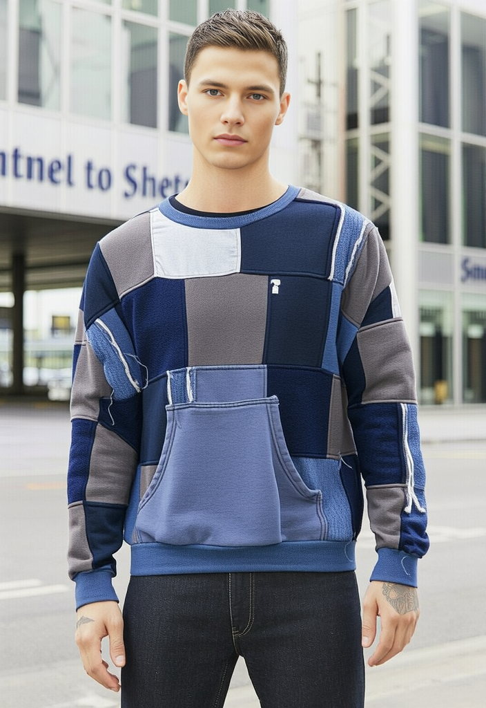 UNISEX PATCHWORK SWEATSHIRTS