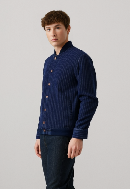 OCTOBRE FLANNEL BOMBER (org$205)
