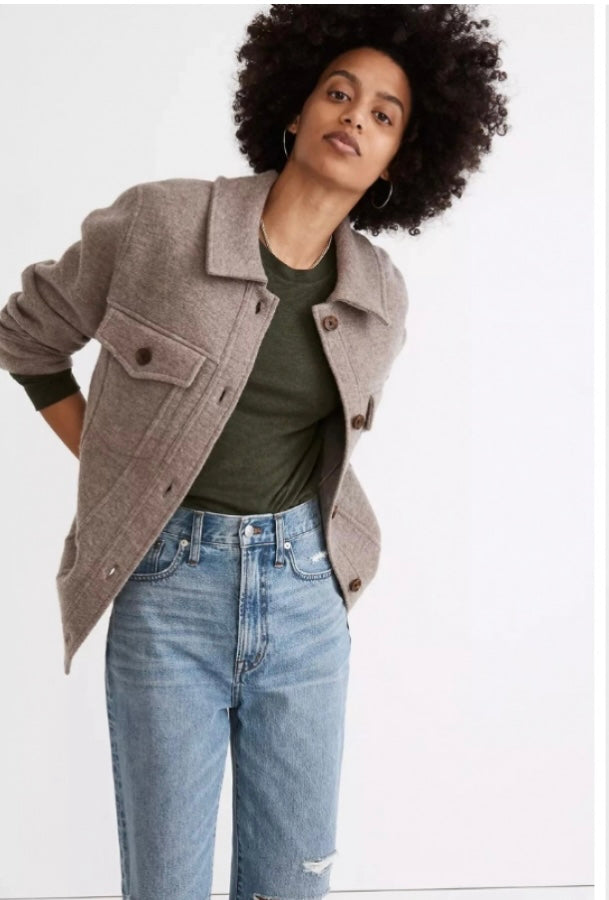 Madewell Boined Wool Sweater (org$188)