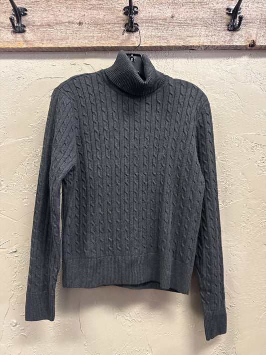 PRIA CABLEKNIT TURTLENECK SWEATER