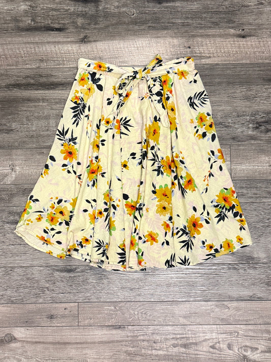 FLINT & MOSS FLORAL SKIRT