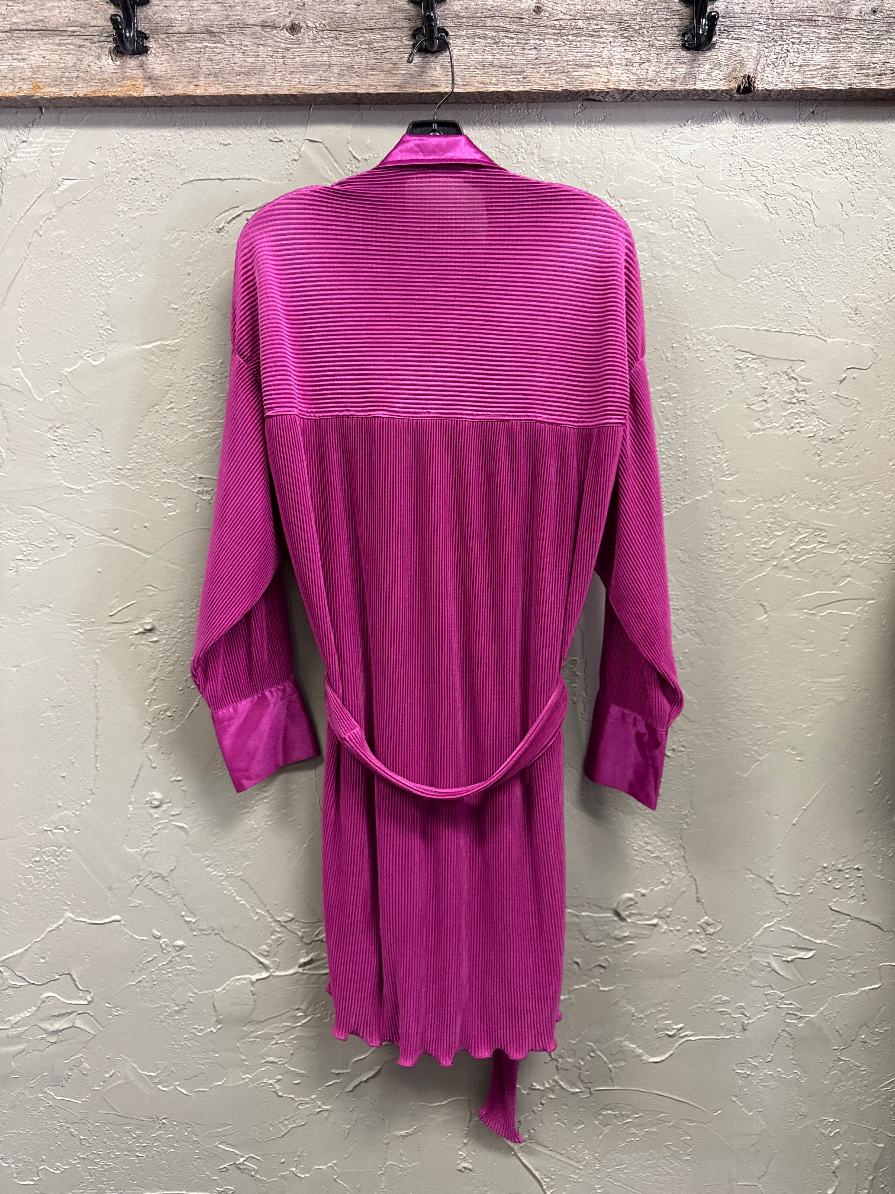 12th TRIBE PLISSE SHIRT DRESS (org$74)