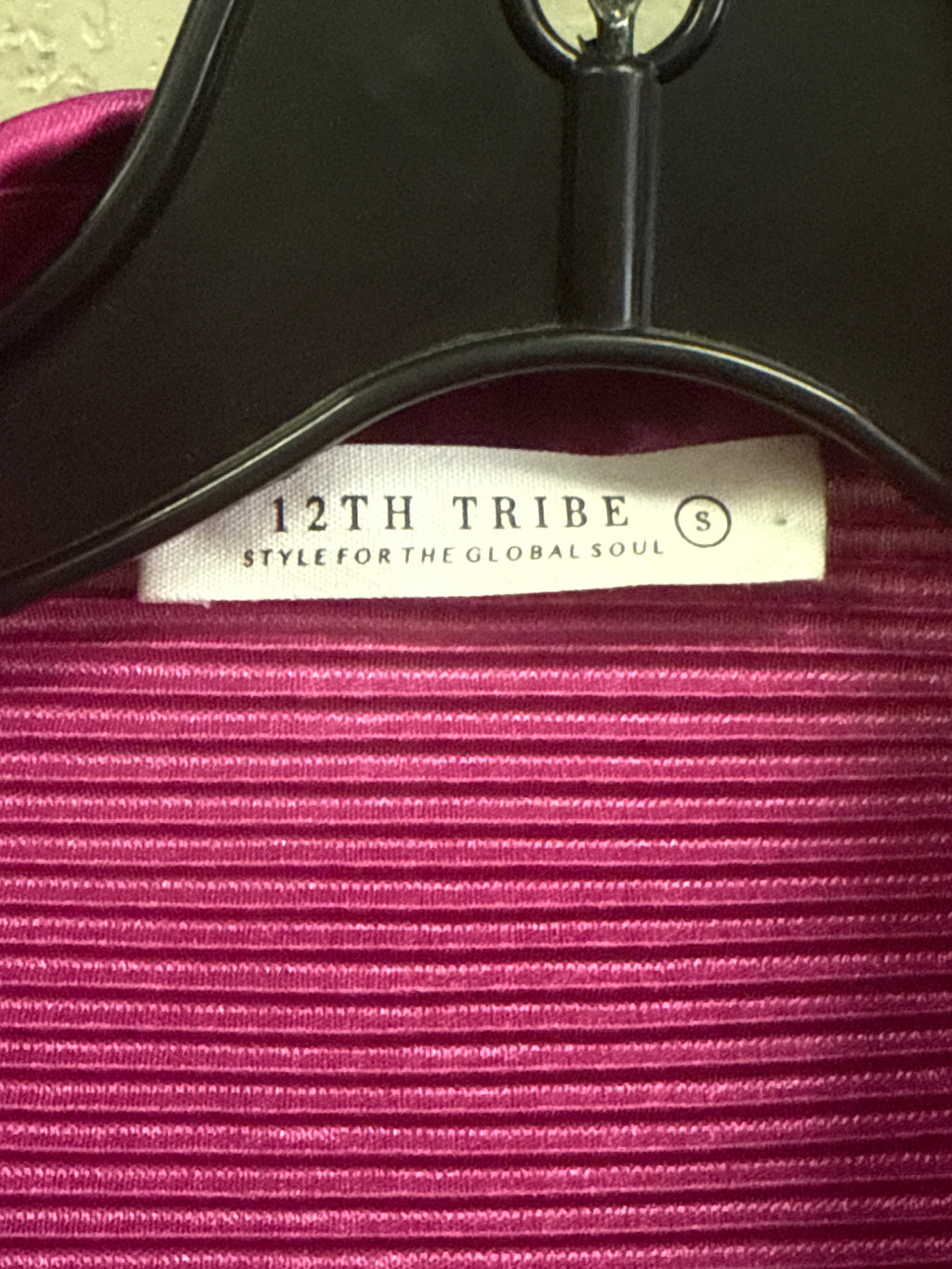 12th TRIBE PLISSE SHIRT DRESS (org$74)