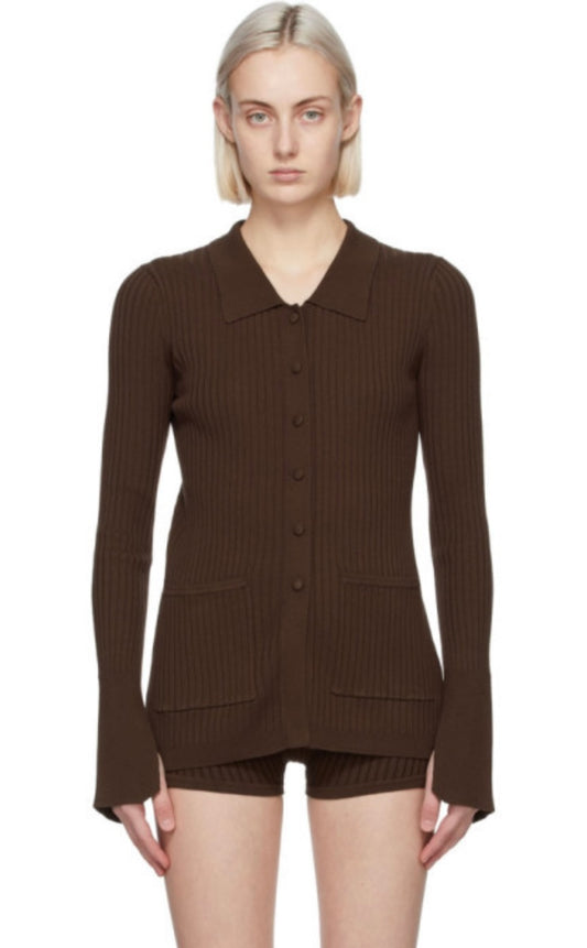 LIVE THE PROCESS TUXEDO CARDIGAN (org$330)