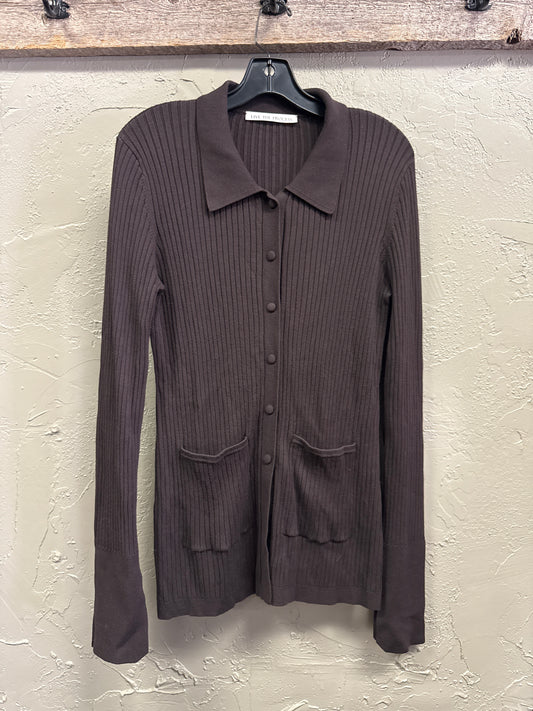 LIVE THE PROCESS TUXEDO CARDIGAN (org$330)
