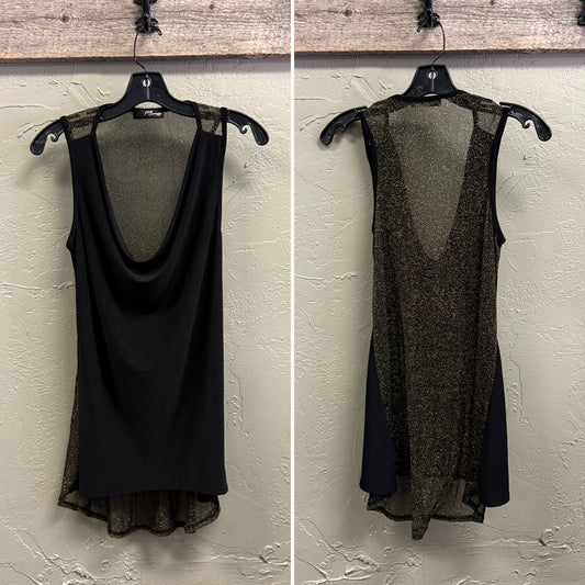 JANE NORMAN METALLIC BACK TOP