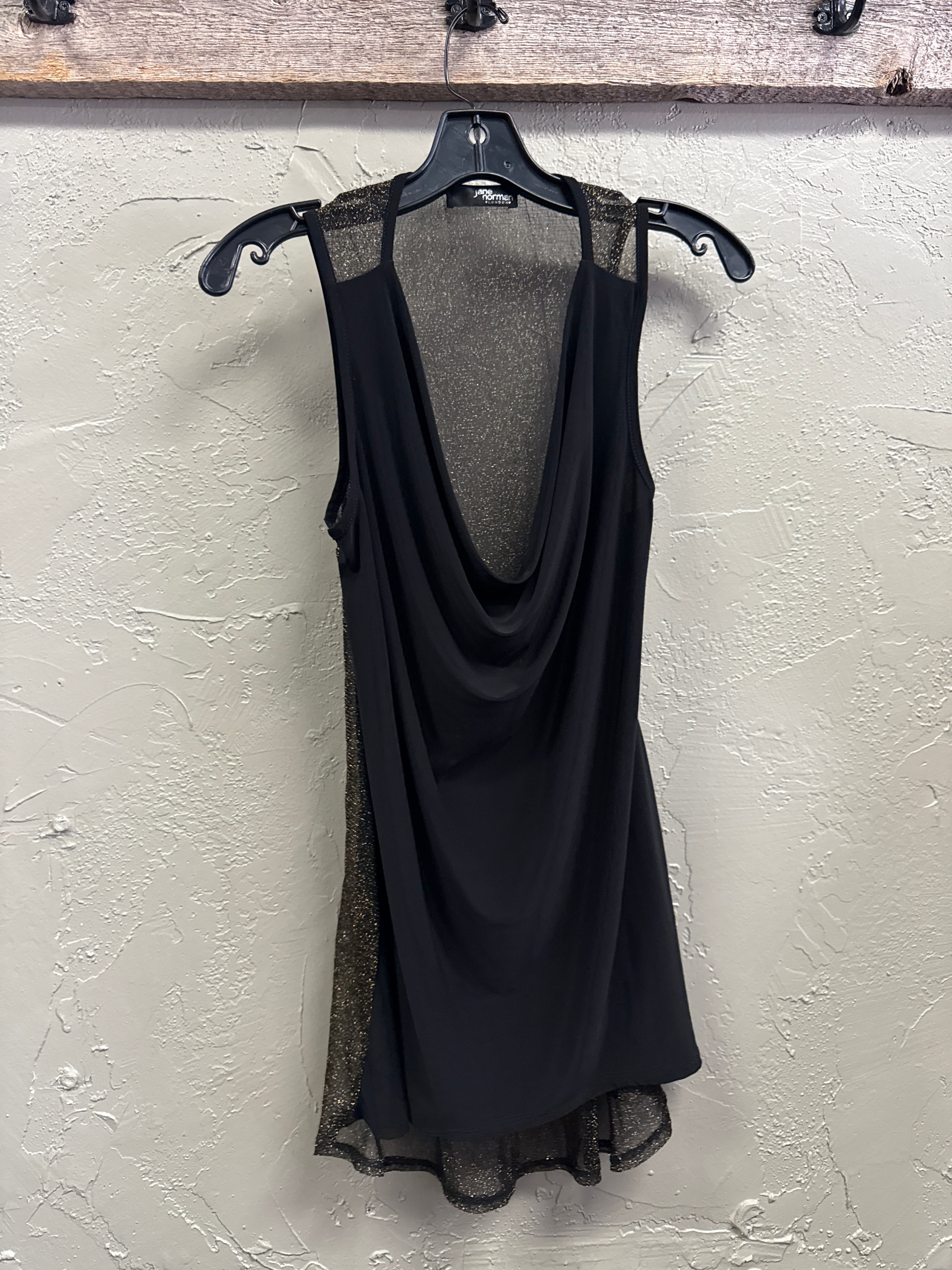 JANE NORMAN METALLIC BACK TOP
