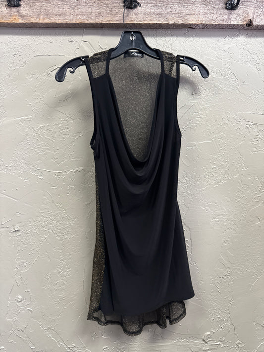 JANE NORMAN METALLIC BACK TOP