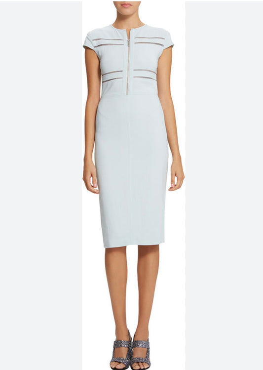 RAOUL ZIP FRONT SHEATH DRESS (org$405)