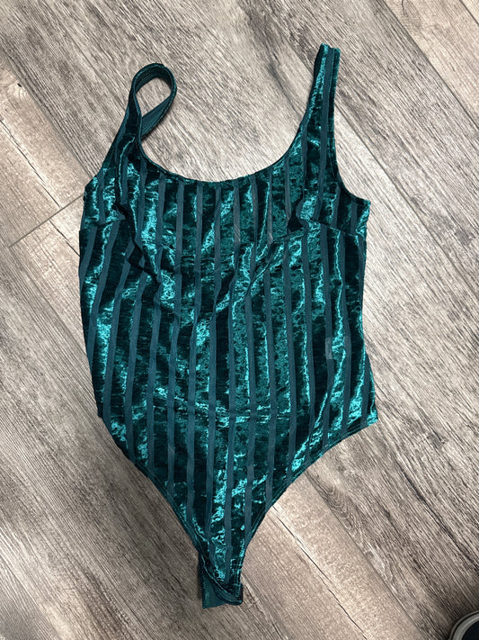 NAKED WARDROBE BURNOUT VELVET BODYSUIT
