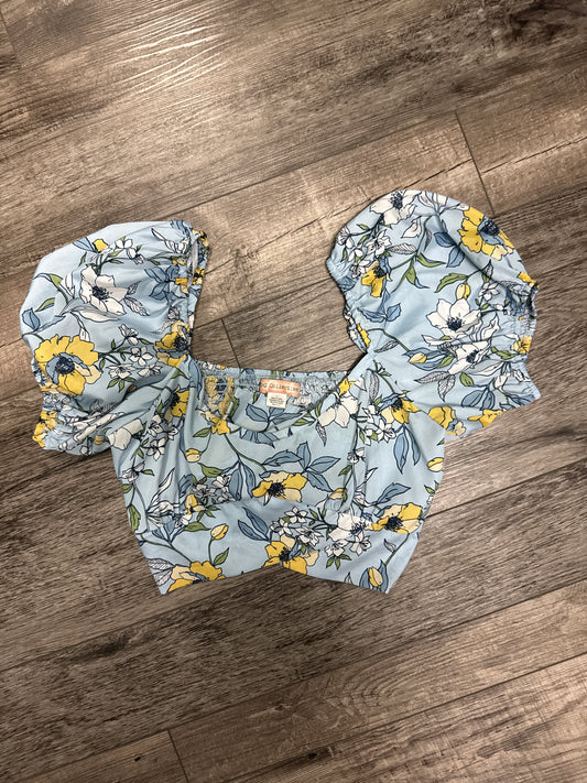 BOG COLLECTIVE PUFF SLEEVE CROP