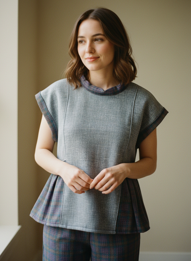 REBETTY VTG DEADSTOCK FABRIC TOPS