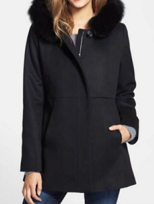 SACHI WOOL HOODED COAT (org$350)