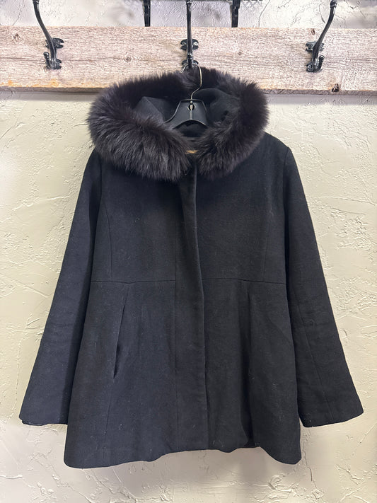 SACHI WOOL HOODED COAT (org$350)