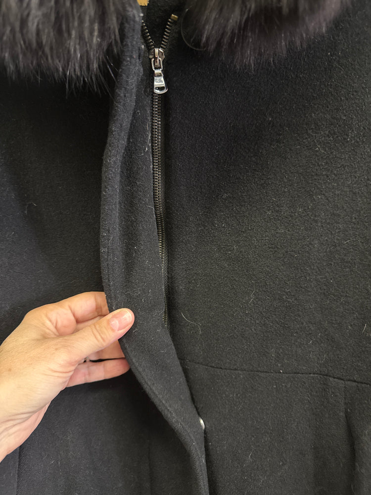 SACHI WOOL HOODED COAT (org$350)