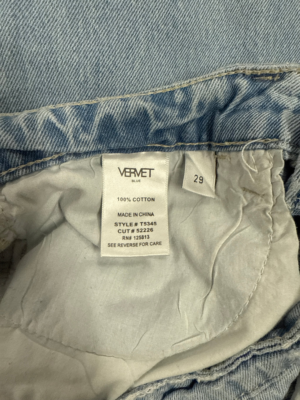 VERVET DISTRESSED JEAN