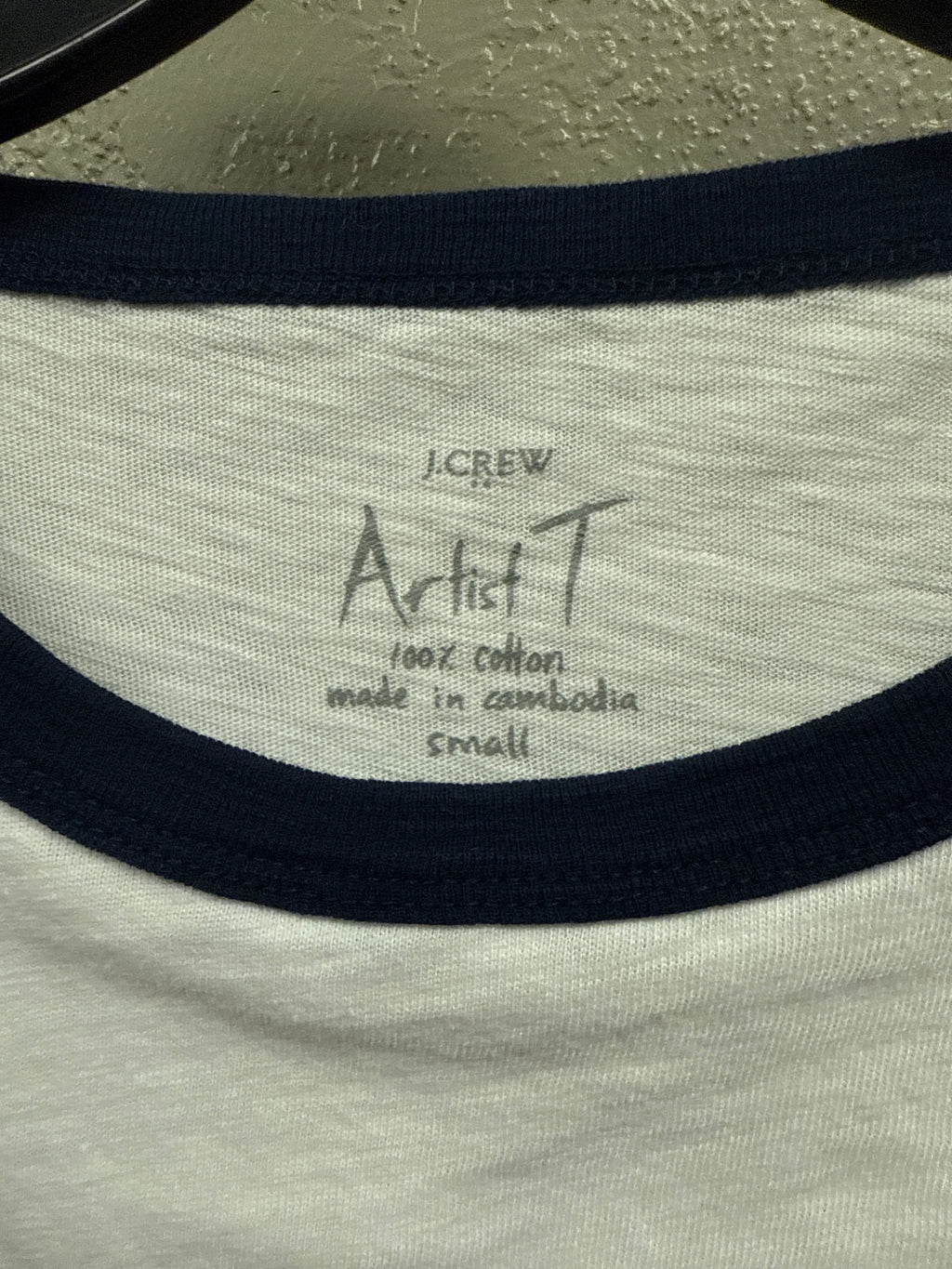 J CREW 100% COTTON ARTIST T