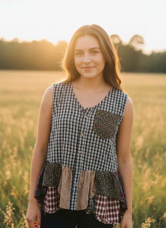 REBETTY SLEEVELESS SHIRT