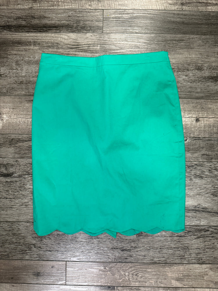 J CREW SCALLOPED HEM PENCIL SKIRT