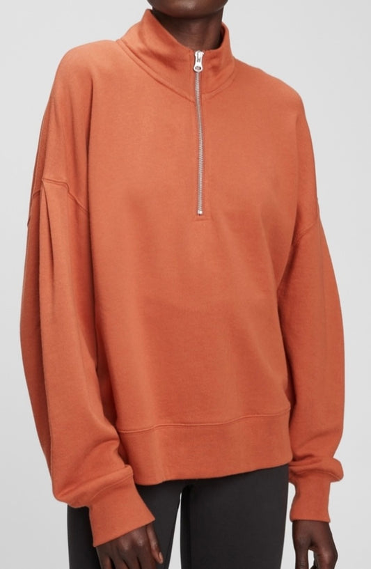 WIHOLL 1/2 ZIP MOCKNECK PULLOVER