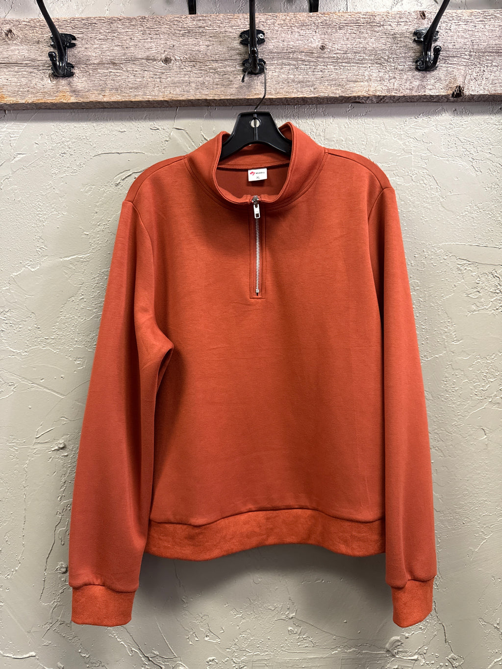 WIHOLL 1/2 ZIP MOCKNECK PULLOVER