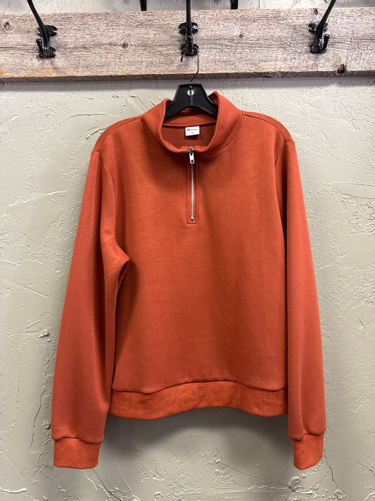 WIHOLL 1/2 ZIP MOCKNECK PULLOVER