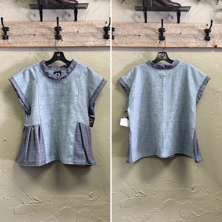 REBETTY VTG DEADSTOCK FABRIC TOPS