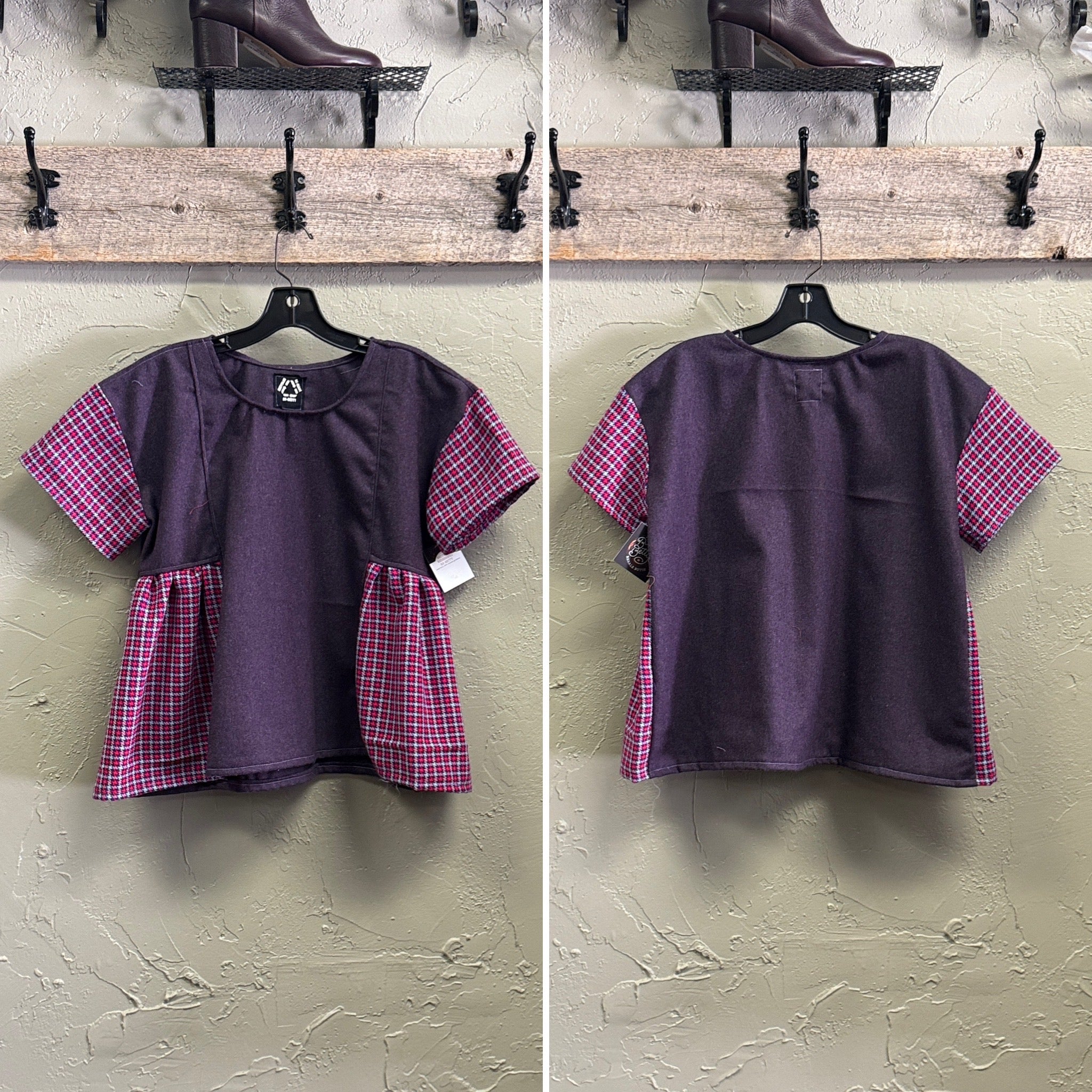 REBETTY VTG DEADSTOCK FABRIC TOPS