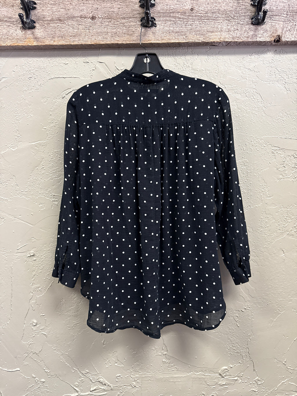 MADEWELL SHIRRED PULLOVER SHIRT