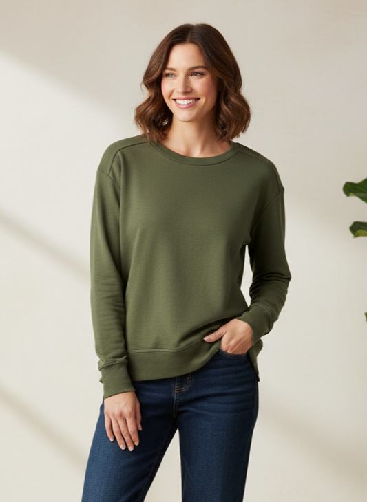 JONES NY CREWNECK PULLOVER
