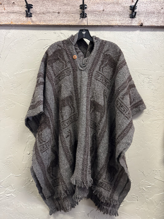FREE SIZE WOOL PONCHO