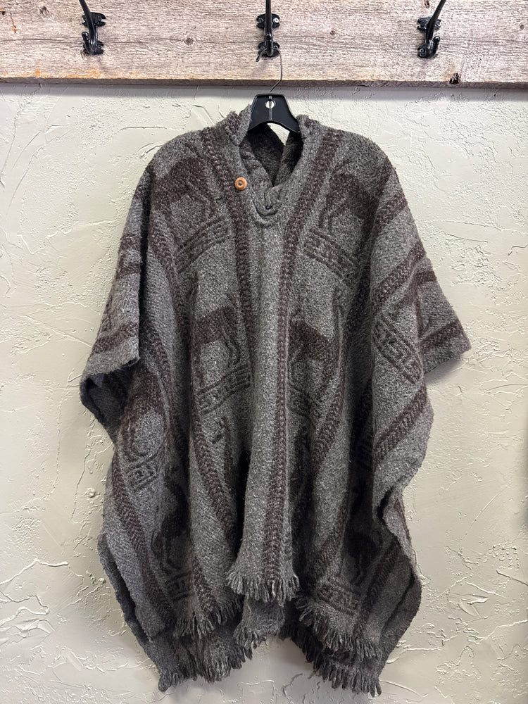 FREE SIZE WOOL PONCHO