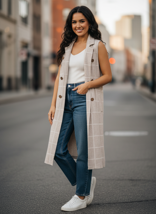 RACHEL ZOE LONGLINE VEST