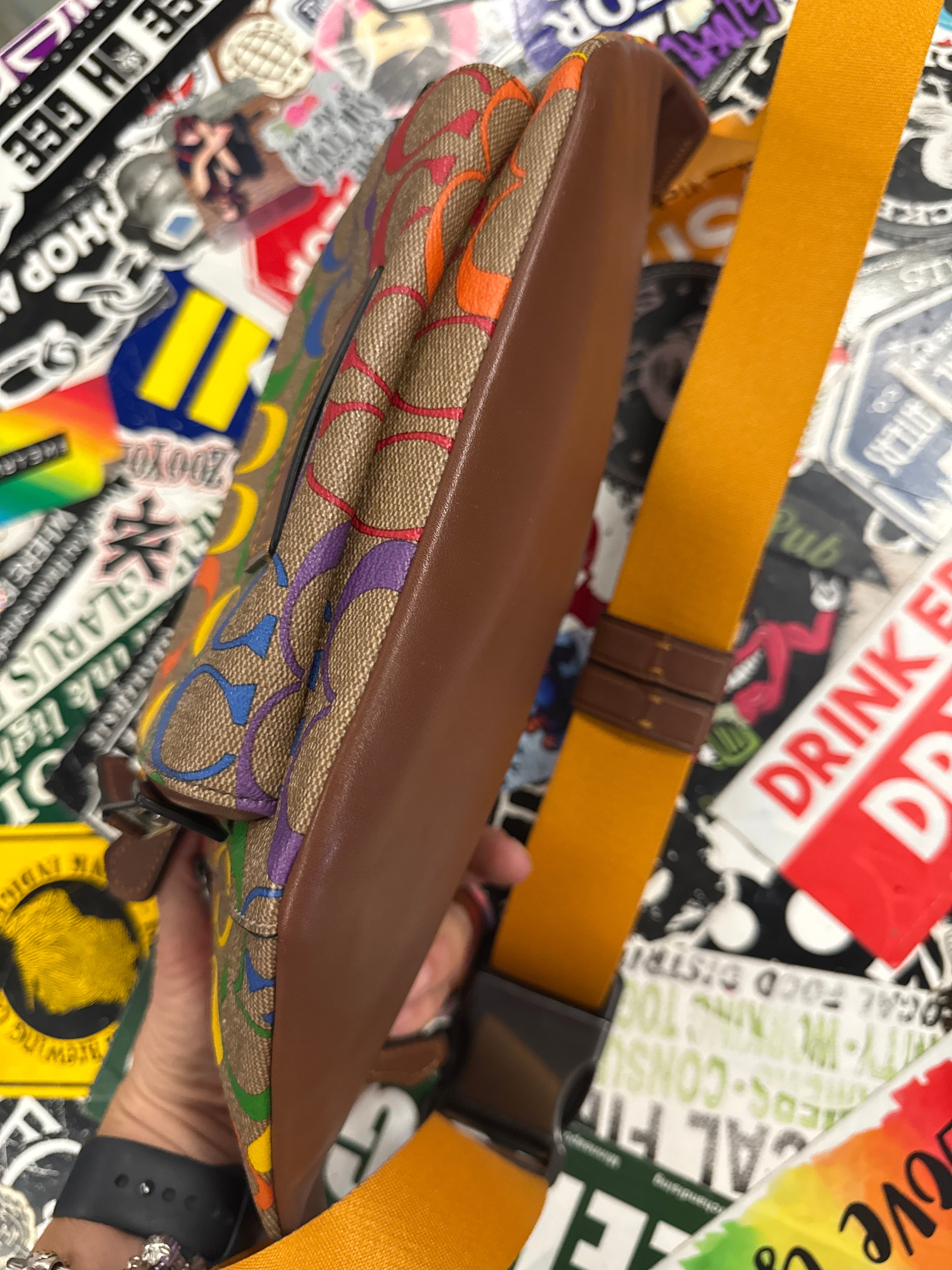 COACH TRACK BELT BAG (org$328)