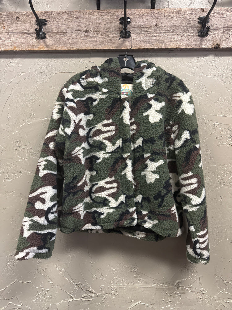 NWT CALI 1850 HOODED SHERPA JACKET