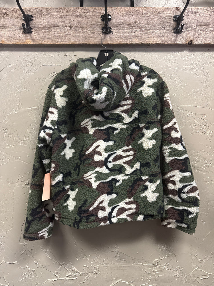 NWT CALI 1850 HOODED SHERPA JACKET