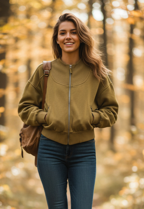 LISTICLE BOMBER JACKET