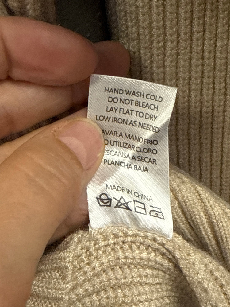 BECOOL QUARTER ZIP SWEATER