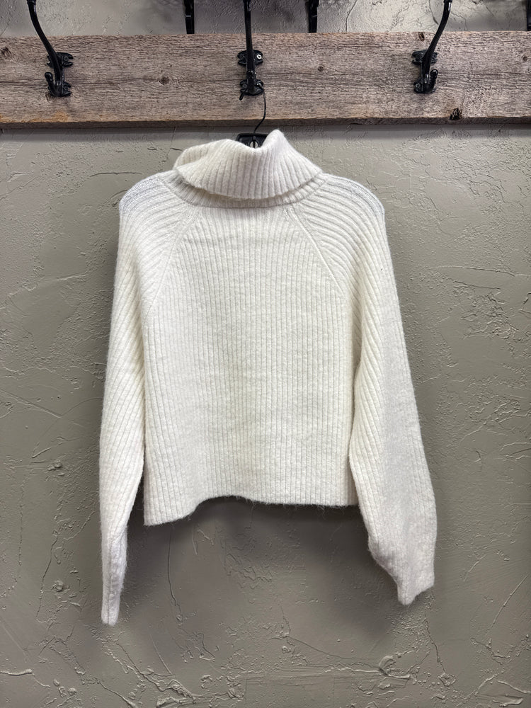 NWOT TURTLENECK CROP SWEATER